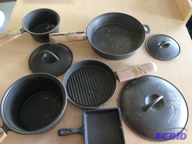 8 piece cast iron set