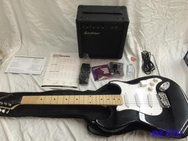 silvertone guitar set