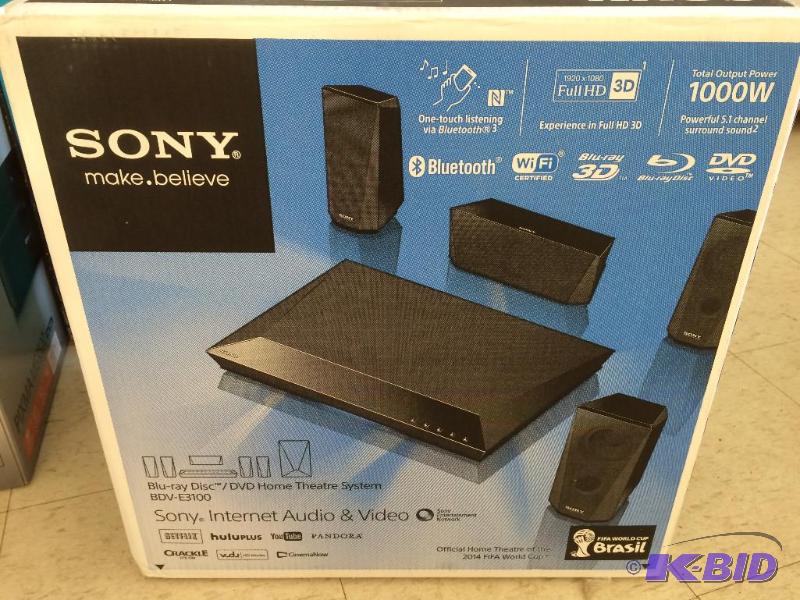 Brand new factory sealed sony blu ray dvd home theater system3d