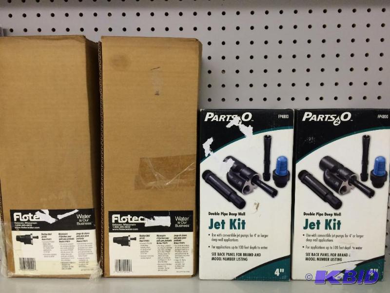 4 flotec jet kits  brand new