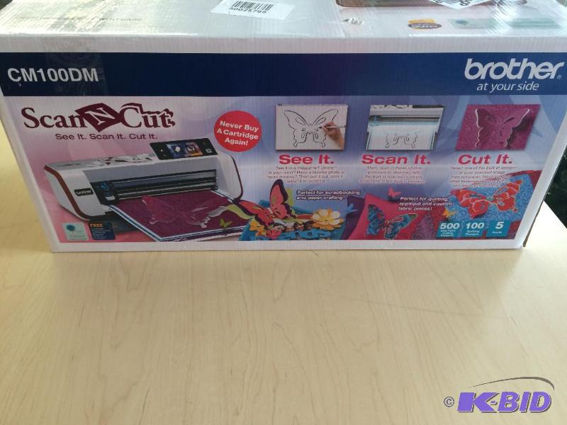 brand new brother scan and cut machine   model cm100dm retail $400