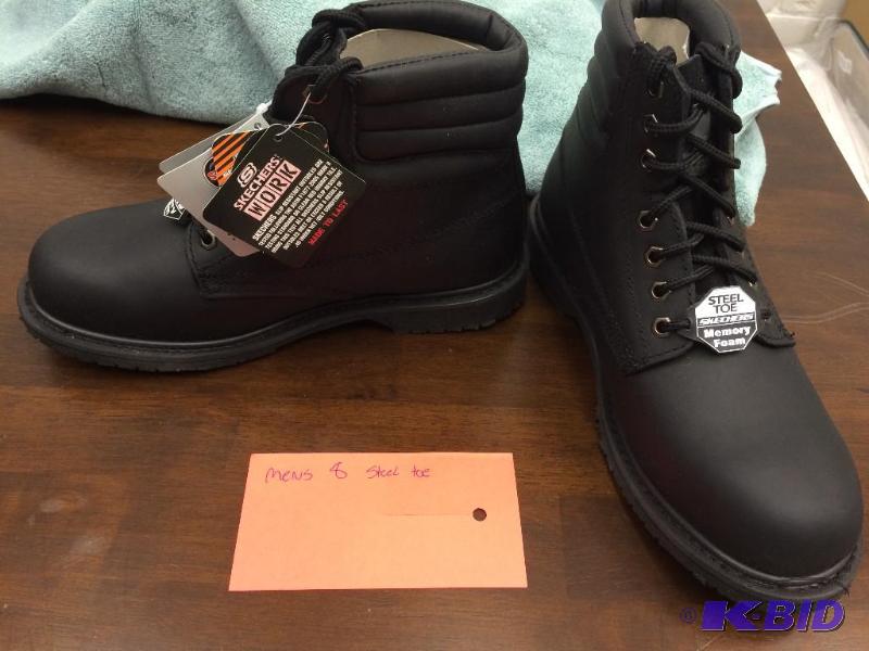 Brand new sketchers size 8 mens steel toe boots