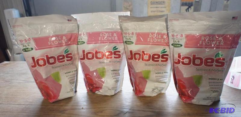 New Four bags of Jobes Rose  Flower Feed - 3...