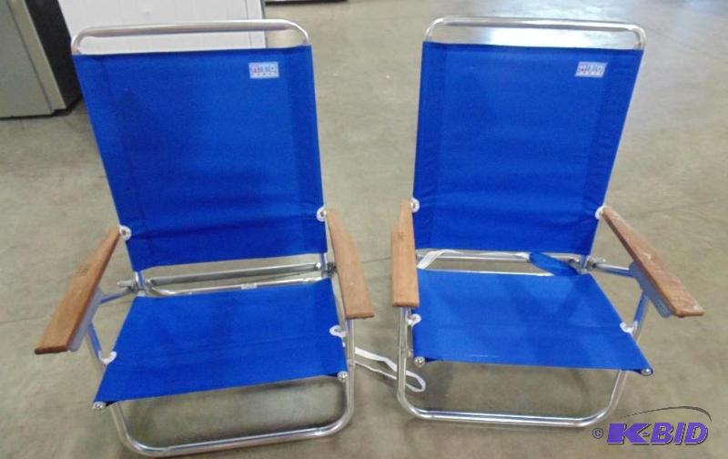 New Rio Beach Chairs - (2) total in this lot ...