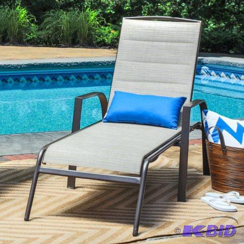New Coral Coast Rey Padded Sling Chaise Loung...