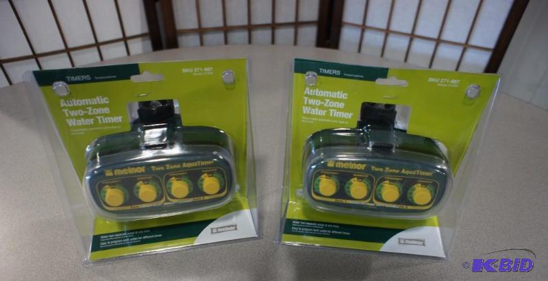 New - Lot of (2) Melnor&nbspAutomatic Two-Zo...