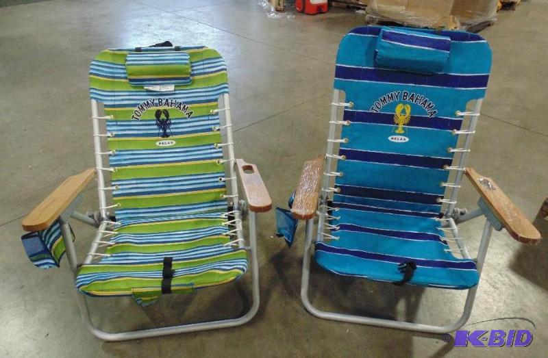 New Tommy Bahama Beach Chairs - Great Storage...