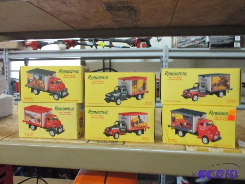 lot 36 image: set of 6 Remington NIB Collector trucks...