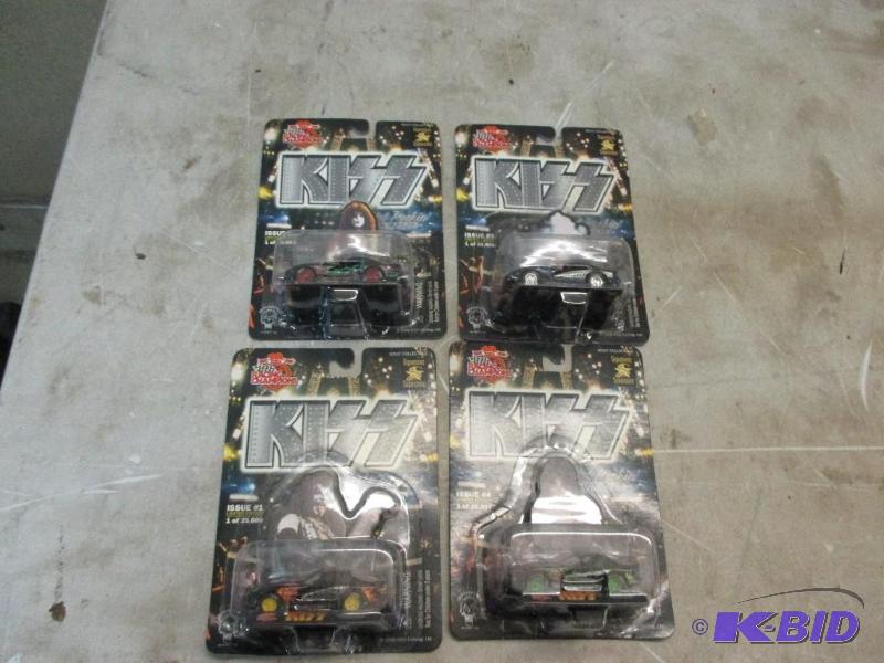lot 72 image: NIB set of 4 KISS Viper cars...
