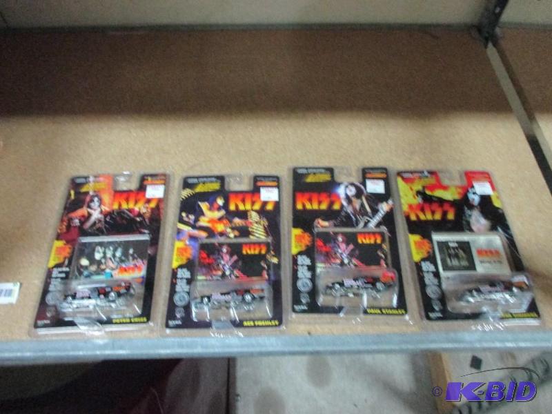 lot 85 image: NIB Set of 4 KISS dragsters...