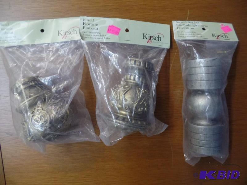 Brand New Finials and Swivel Socket