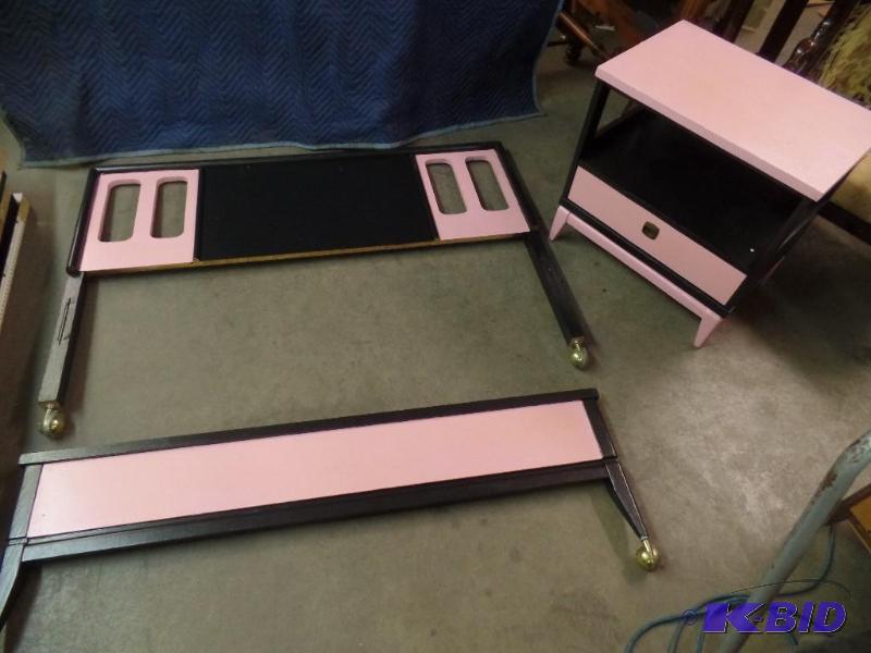 Bed and Matching Nightstand