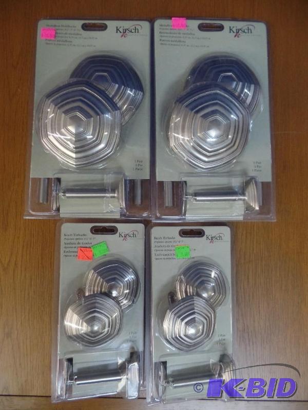 Brand New Medallion Holdbacks and Knob Tiebacks