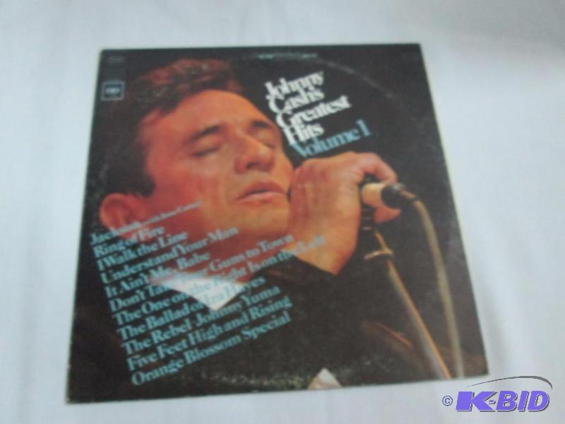 lot 39 image: Johnny Cash Vinyl Record