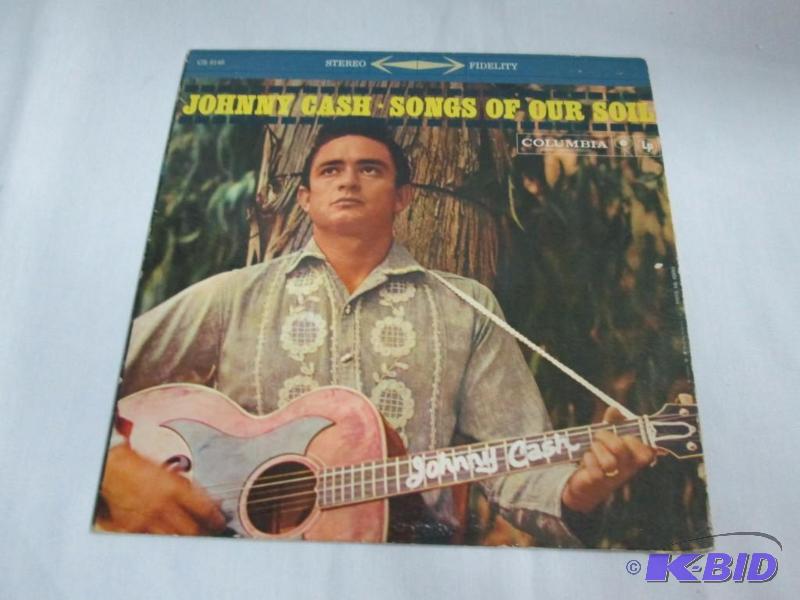 lot 41 image: Johnny Cash Vinyl Record