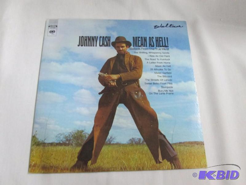 lot 42 image: Johnny Cash Vinyl Record