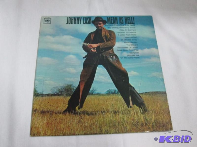 lot 43 image: Johnny Cash Vinyl Record
