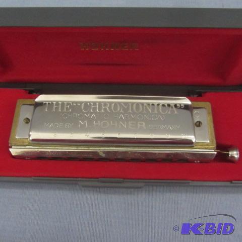 lot 117 image: Hohner Harmonica in Case