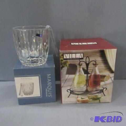 lot 138 image: Waterford Ice Bucket, Dipping Set