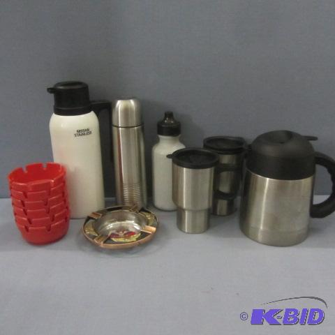 lot 141 image: Coffee Servers & Ashtrays