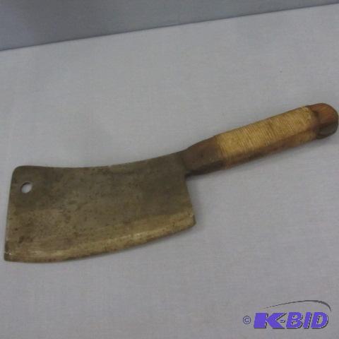 lot 153 image: Vintage Meat Cleaver