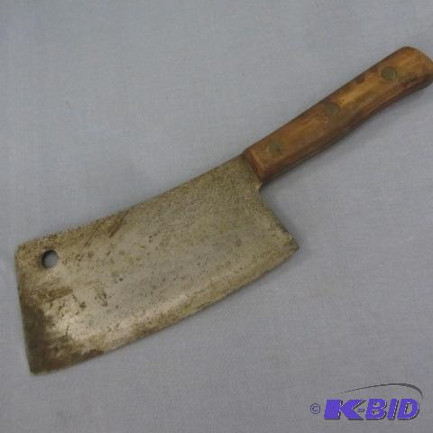 lot 154 image: Vintage Meat Cleaver