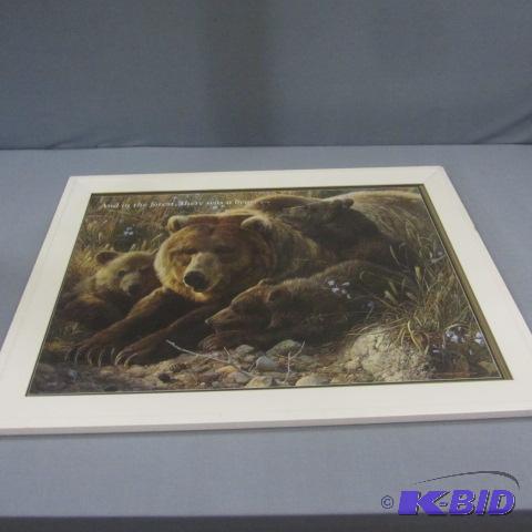 lot 224 image: Grizzly Print