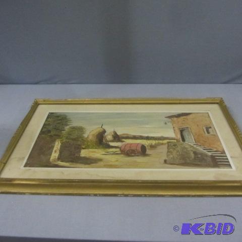 lot 225 image: Oil Painting