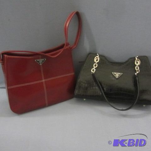 lot 245 image: Prada Marked Hand Bags