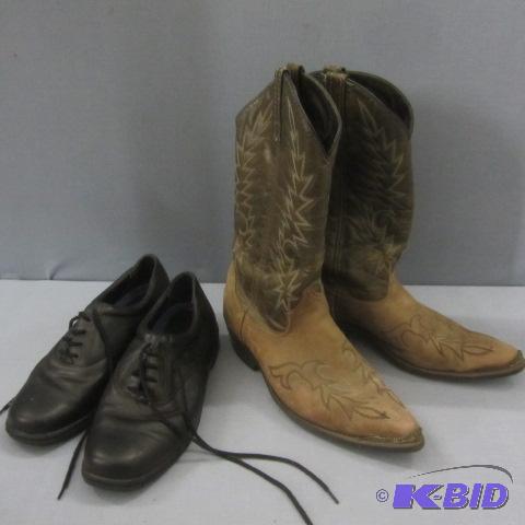 lot 249 image: Cowboy Boots, Shoes