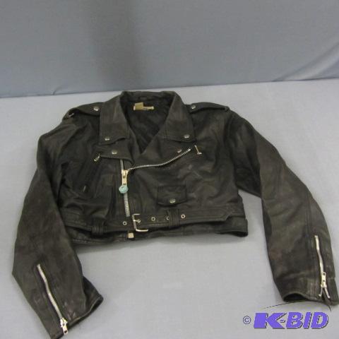lot 255 image: Vintage Leather Jacket