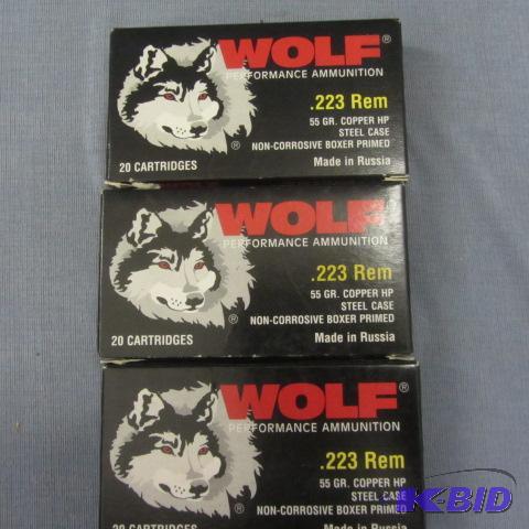 lot 27 image: Ammo 223 Rem 55