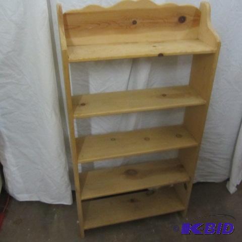 lot 274 image: Wooden Bookshelf