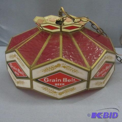 lot 52 image: Grain Belt Hanging Light