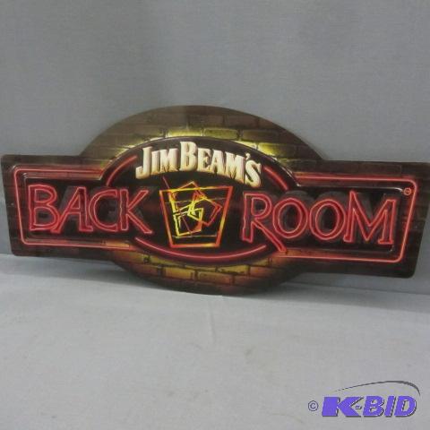 lot 72 image: Jim Beam Sign