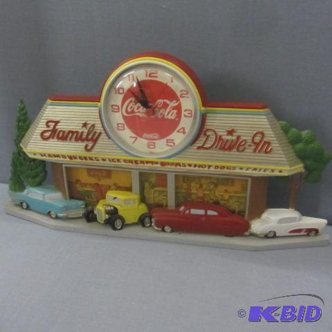 lot 75 image: Coca Cola Clock