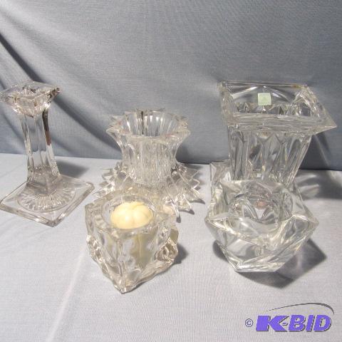 lot 93 image: Fancy Candle Holders