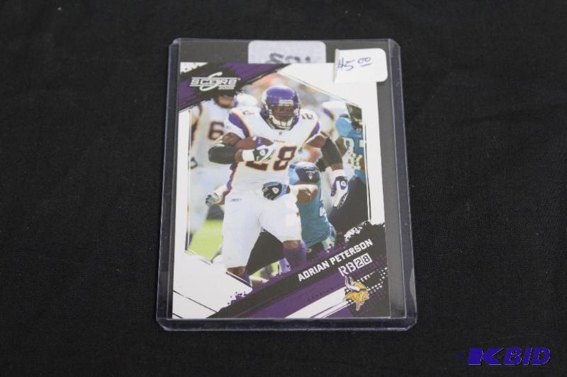 Collectable Football Card in Protective Case...