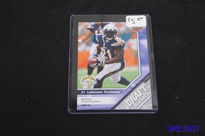 Collectable Football Card in Protective Case...