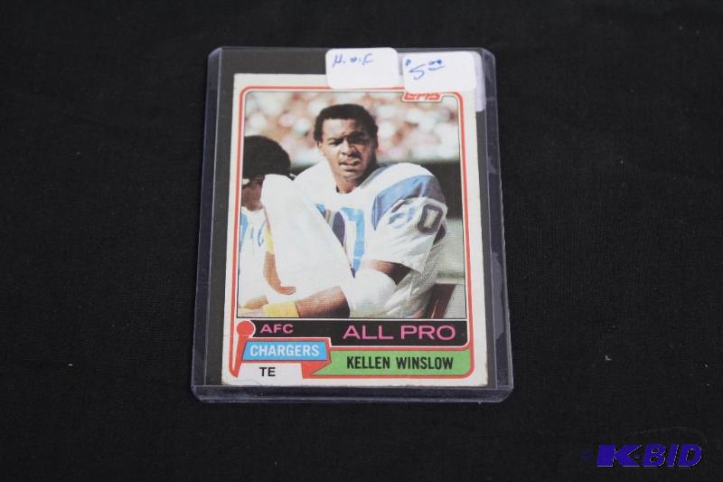 Collectable Football Card in Protective Case...