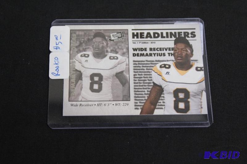 Collectable Football Card in Protective Case...