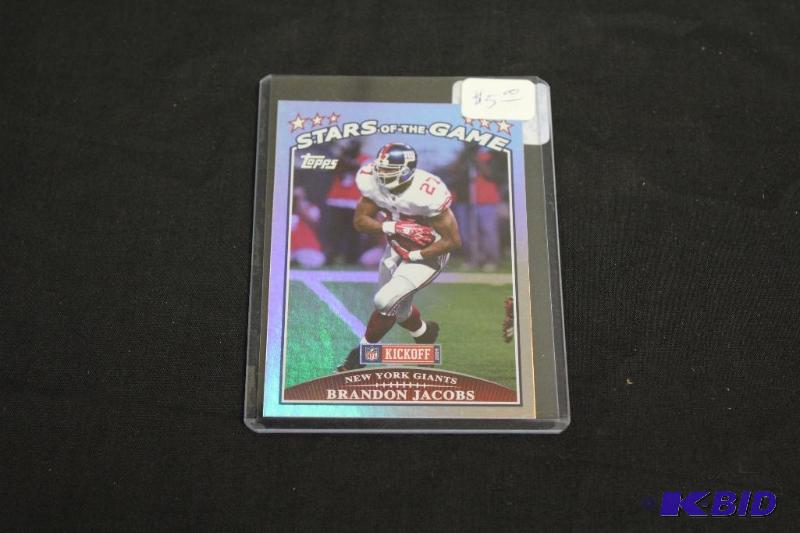 Collectable Football Card in Protective Case...