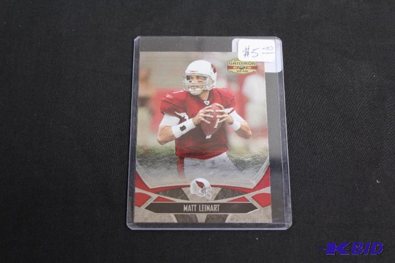 Collectable Football Card in Protective Case...