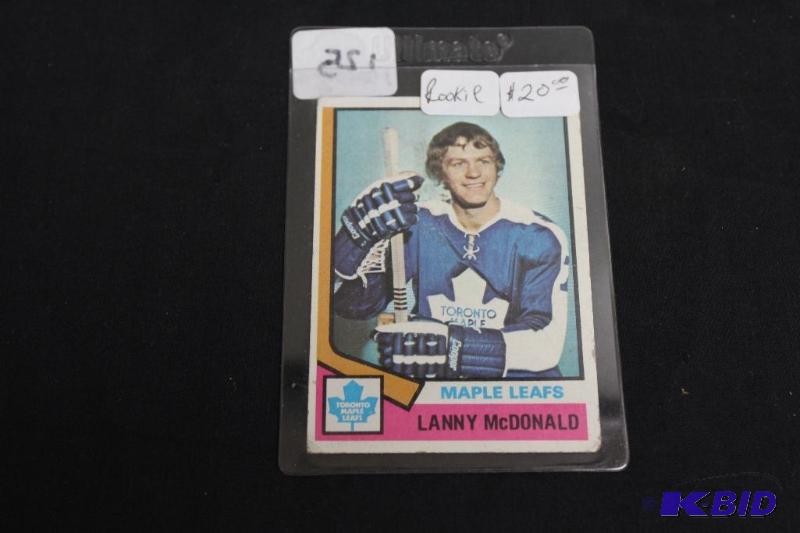Collectable Hockey Card in Protective Case ...