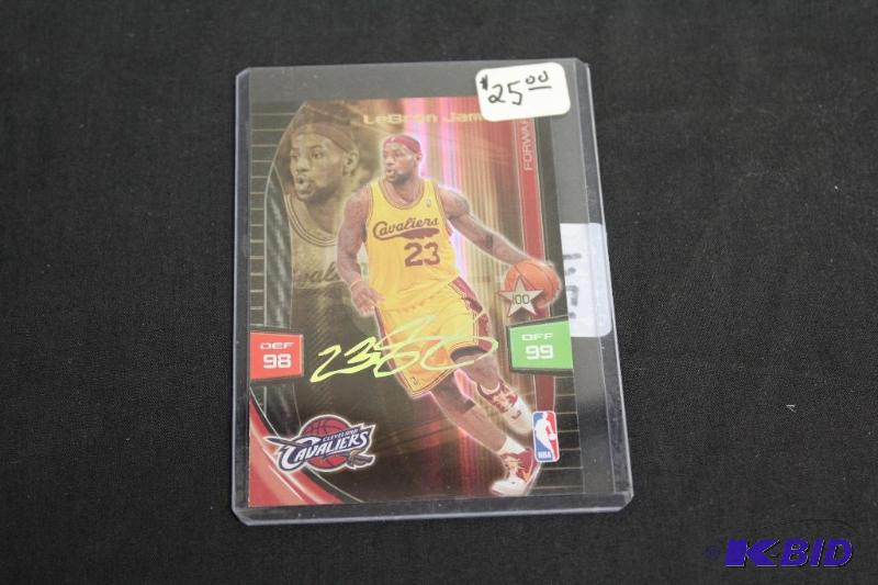Collectable Basketball Card in Protective Cas...