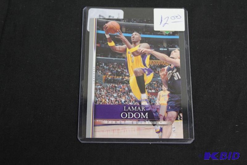 Collectable Basketball Card in Protective Cas...