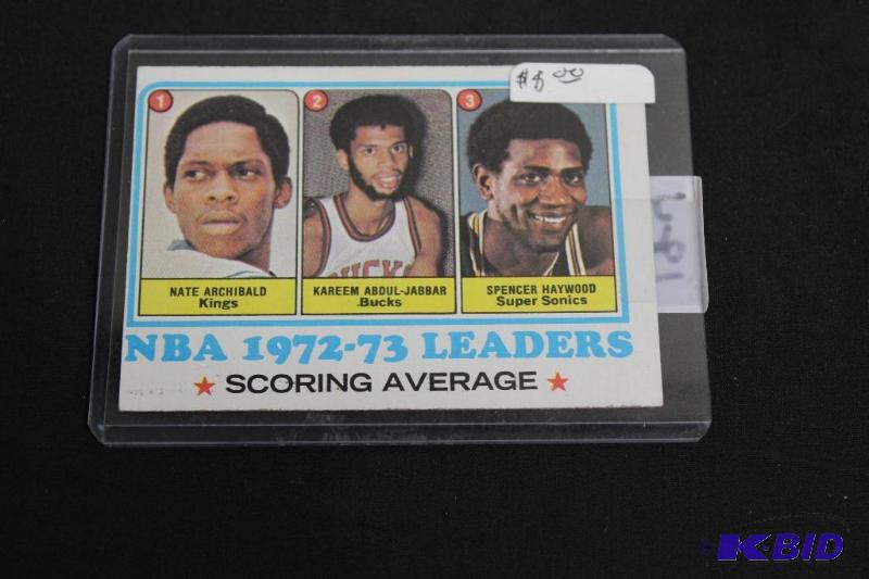 Collectable Basketball Card in Protective Cas...