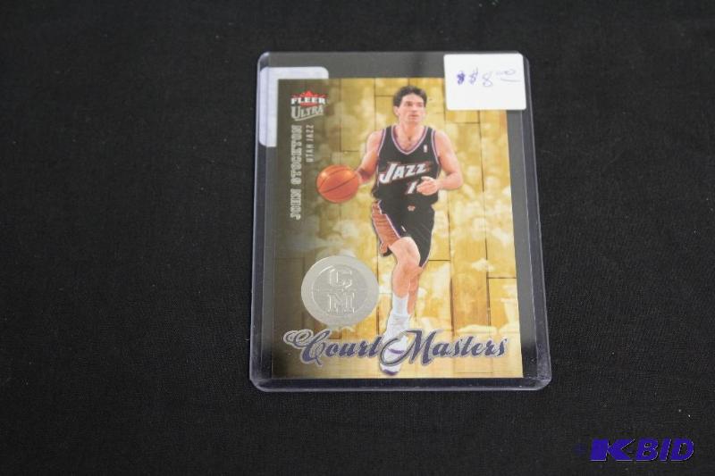 Collectable Basketball Card in Protective Cas...