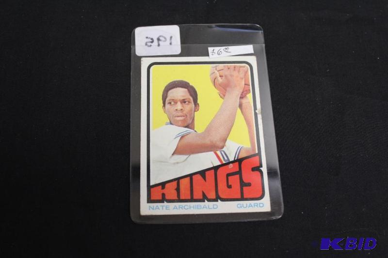 Collectable Basketball Card in Protective Cas...