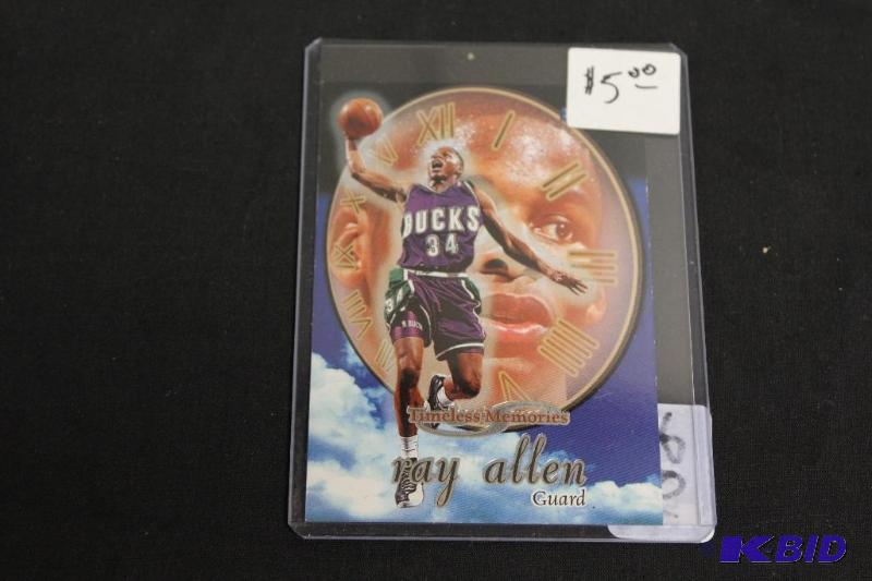 Collectable Basketball Card in Protective Cas...